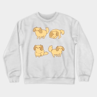 Cute American Cocker Spaniel pack Crewneck Sweatshirt